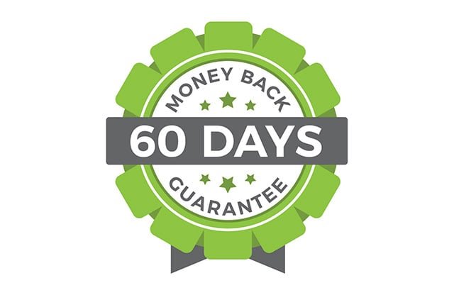 60 days money back gurantee